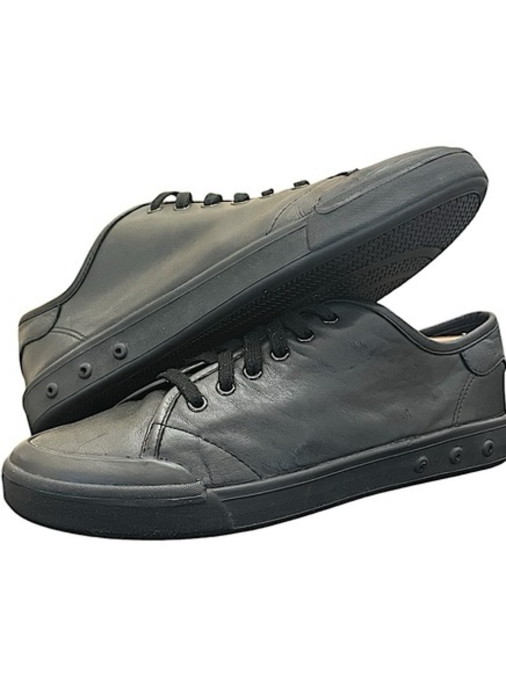 Rag & Bone Standard Issue Leather Sneaker Black Excellent Condition Size 44